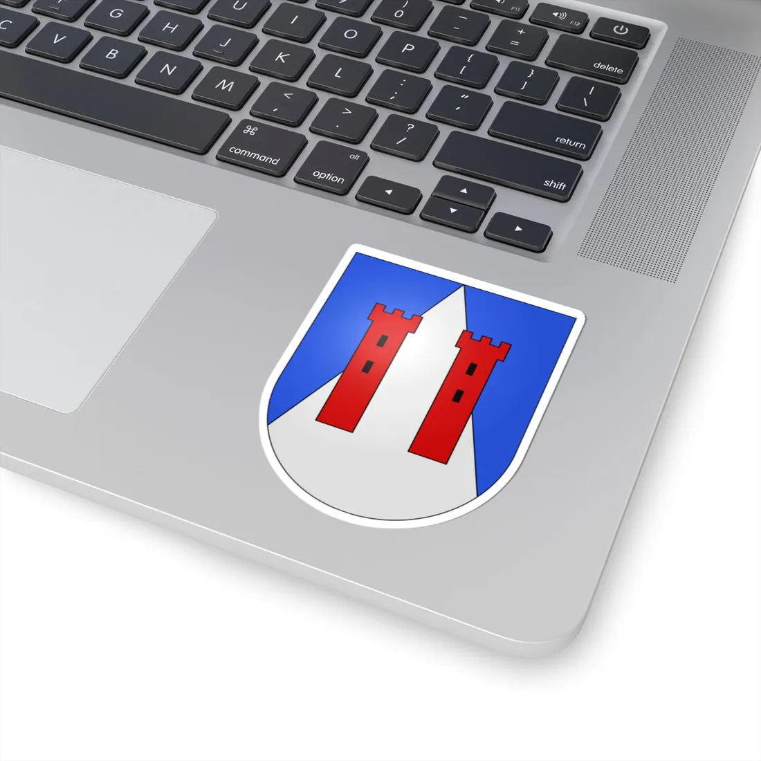 Cimadera-coat of arms (Switzerland) (Coat of Arms) STICKER Vinyl Kiss-Cut Decal - The Sticker Space