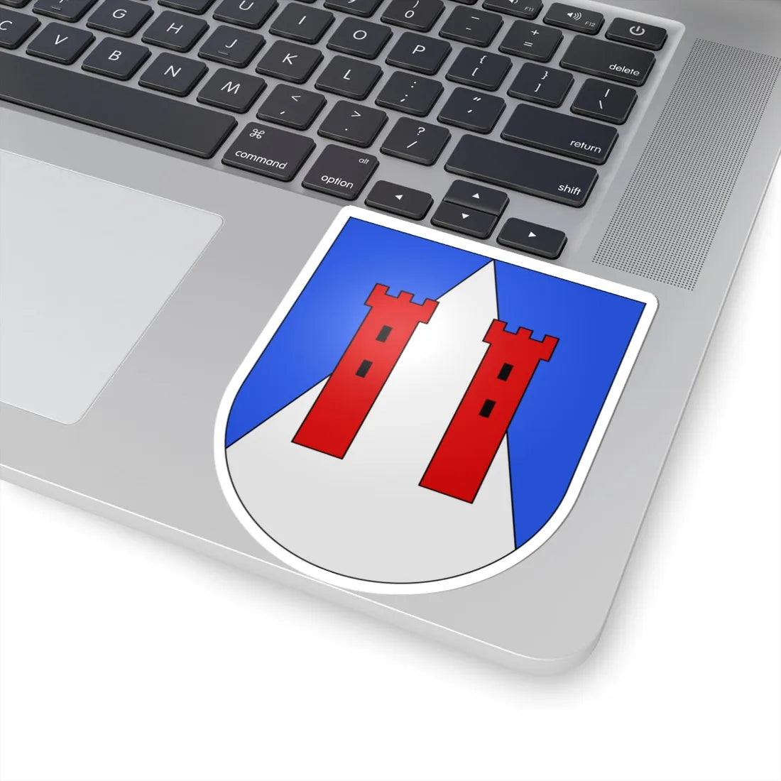 Cimadera-coat of arms (Switzerland) (Coat of Arms) STICKER Vinyl Kiss-Cut Decal - The Sticker Space