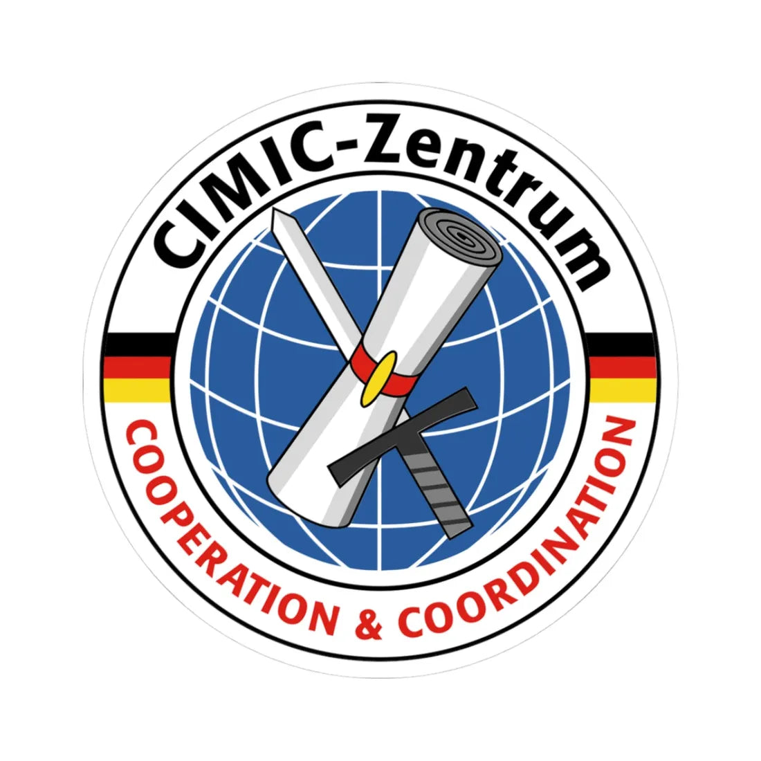 CIMIC BW (Germany) (Coat of Arms) STICKER Vinyl Kiss-Cut Decal 3 Inch White - The Sticker Space