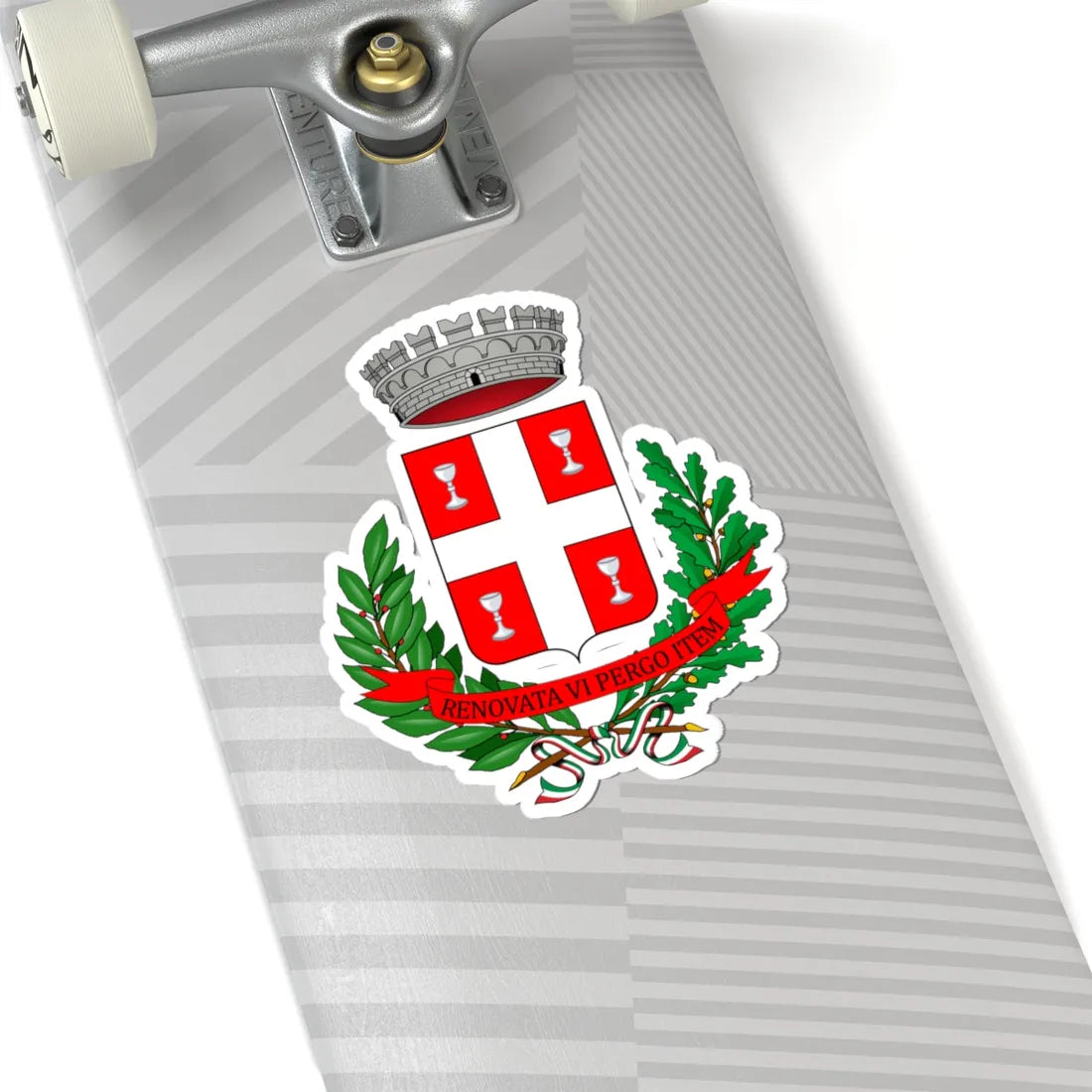 Cinaglio-Stemma (Italy) (Coat of Arms) STICKER Vinyl Kiss-Cut Decal - The Sticker Space