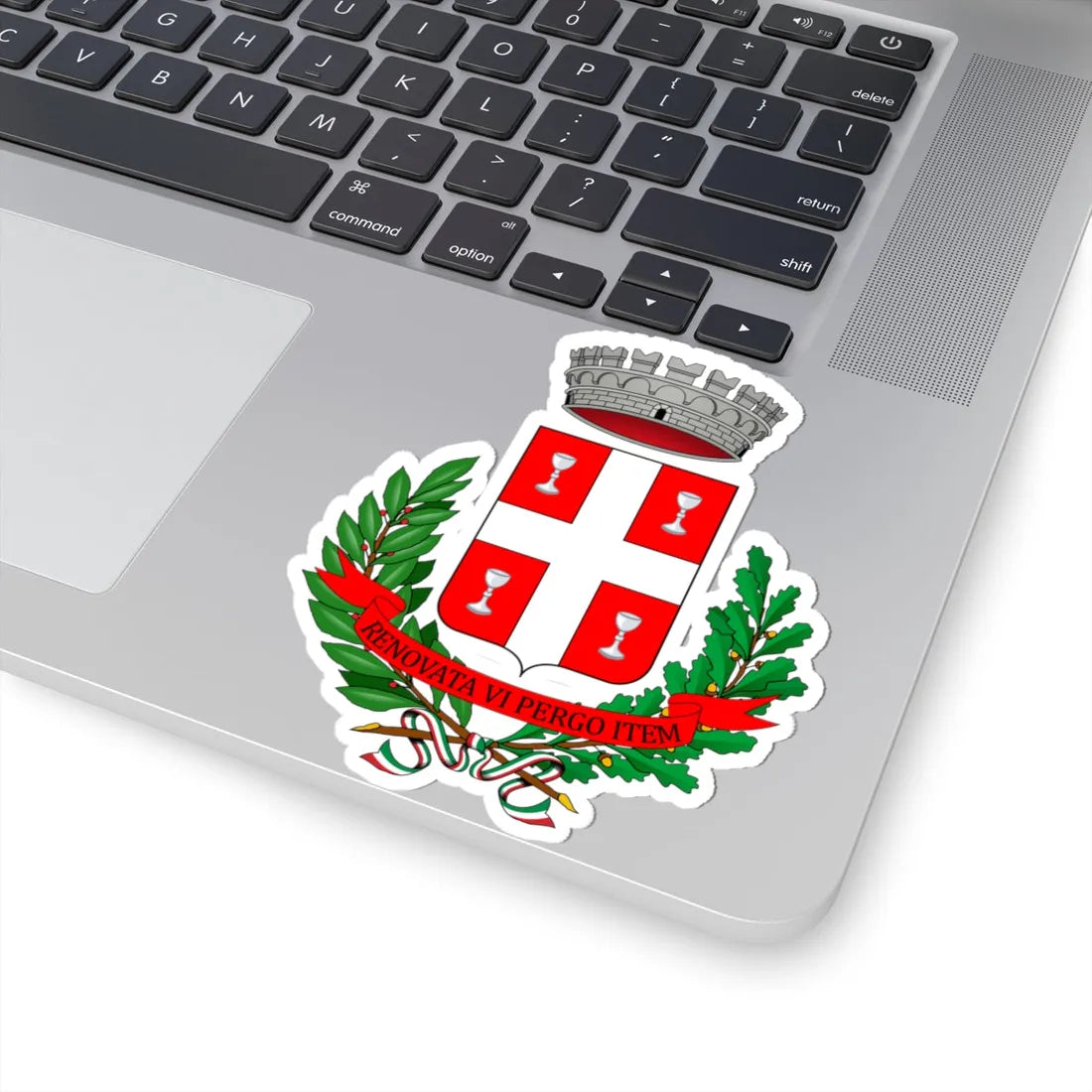 Cinaglio-Stemma (Italy) (Coat of Arms) STICKER Vinyl Kiss-Cut Decal - The Sticker Space