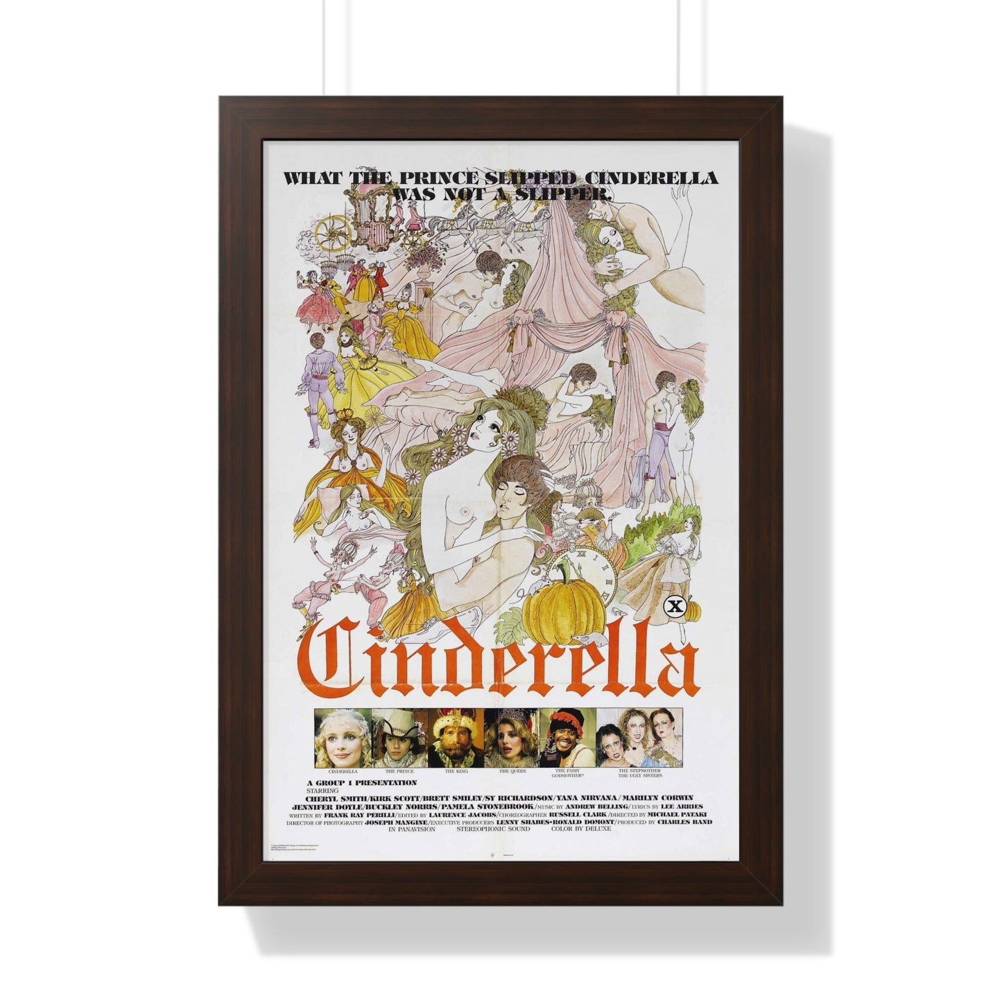 CINDERELLA 1977 - Framed Movie Poster-16″ x 24″-The Sticker Space