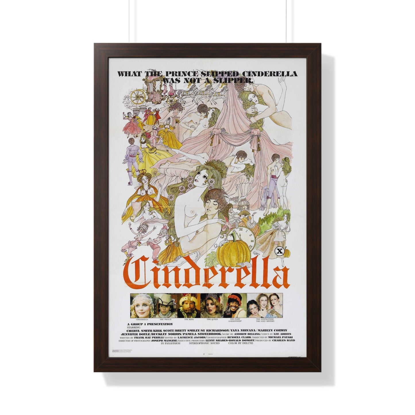 CINDERELLA 1977 - Framed Movie Poster-20" x 30"-The Sticker Space