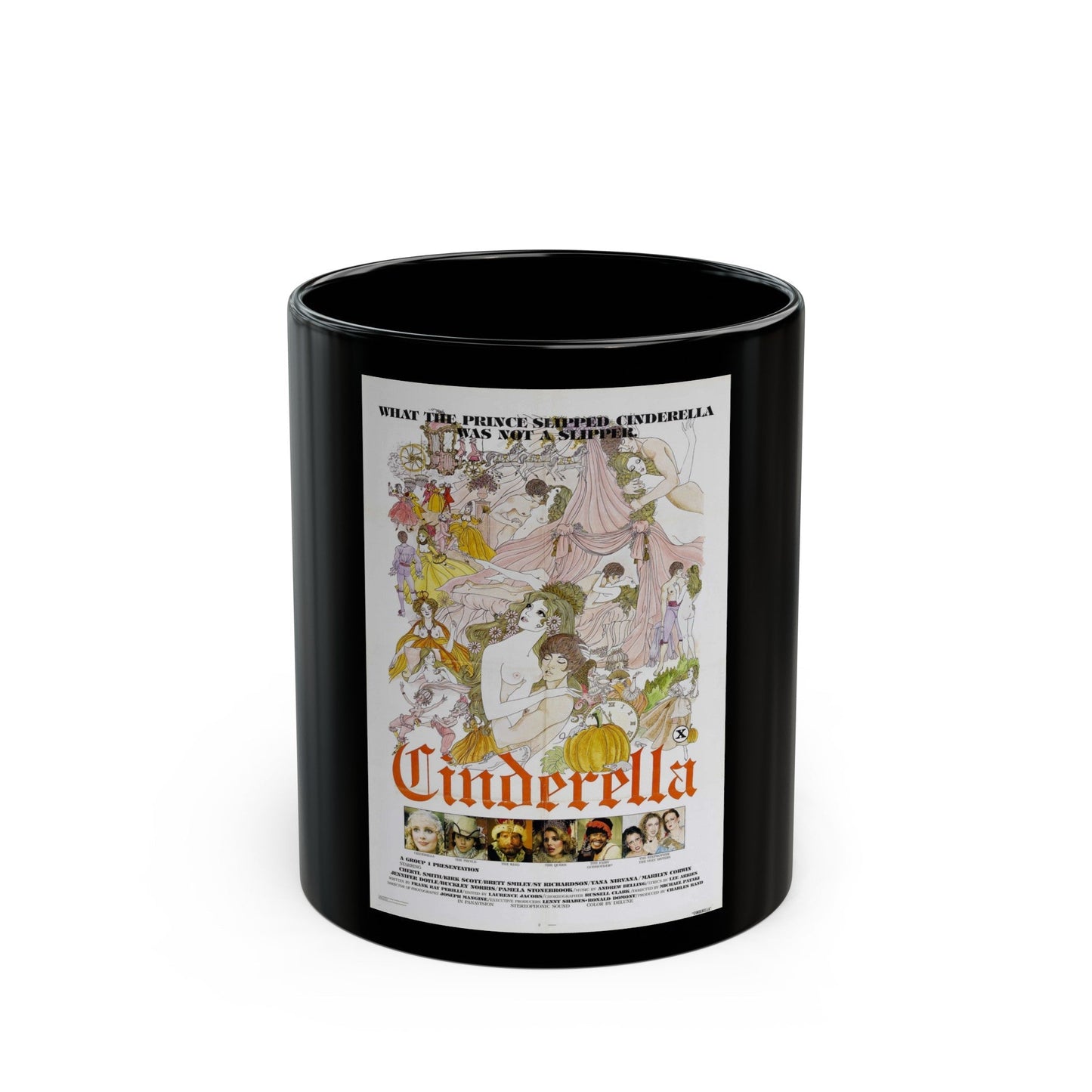 CINDERELLA 1977 Movie Poster - Black Coffee Mug-11oz-The Sticker Space