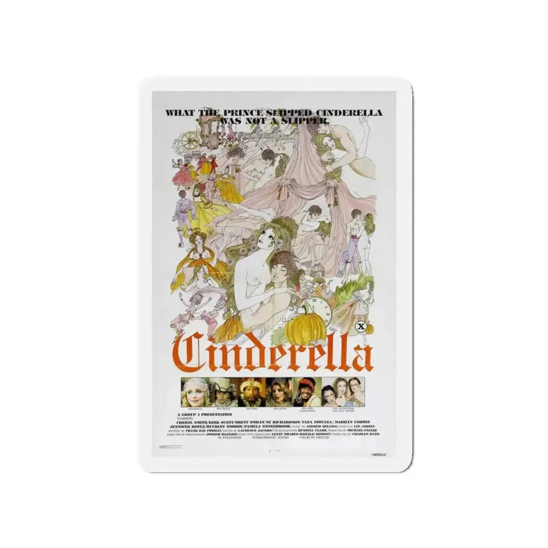 CINDERELLA 1977 Movie Poster - Refrigerator Magnet - The Sticker Space