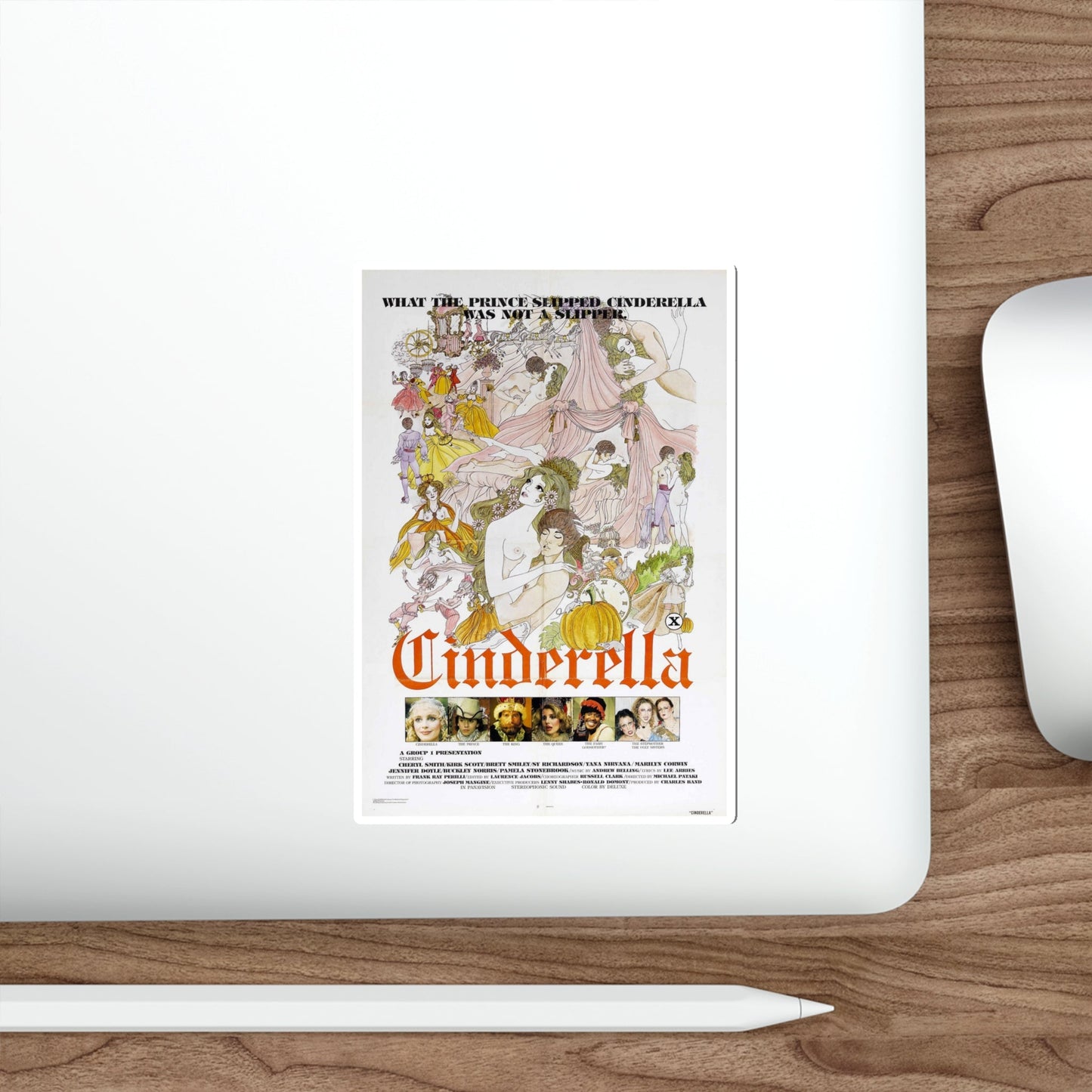 CINDERELLA 1977 Movie Poster STICKER Vinyl Die-Cut Decal-The Sticker Space