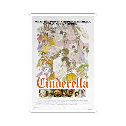CINDERELLA 1977 Movie Poster - STICKER Vinyl Kiss-Cut Decal 3 Inch White - The Sticker Space