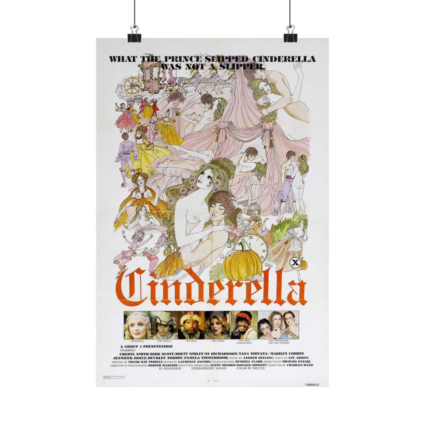 CINDERELLA 1977 - Paper Movie Poster-12″ x 18″-The Sticker Space