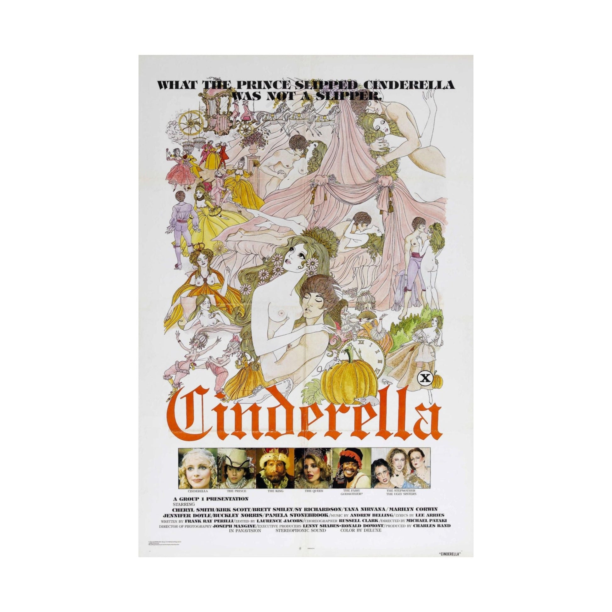 CINDERELLA 1977 - Paper Movie Poster-The Sticker Space