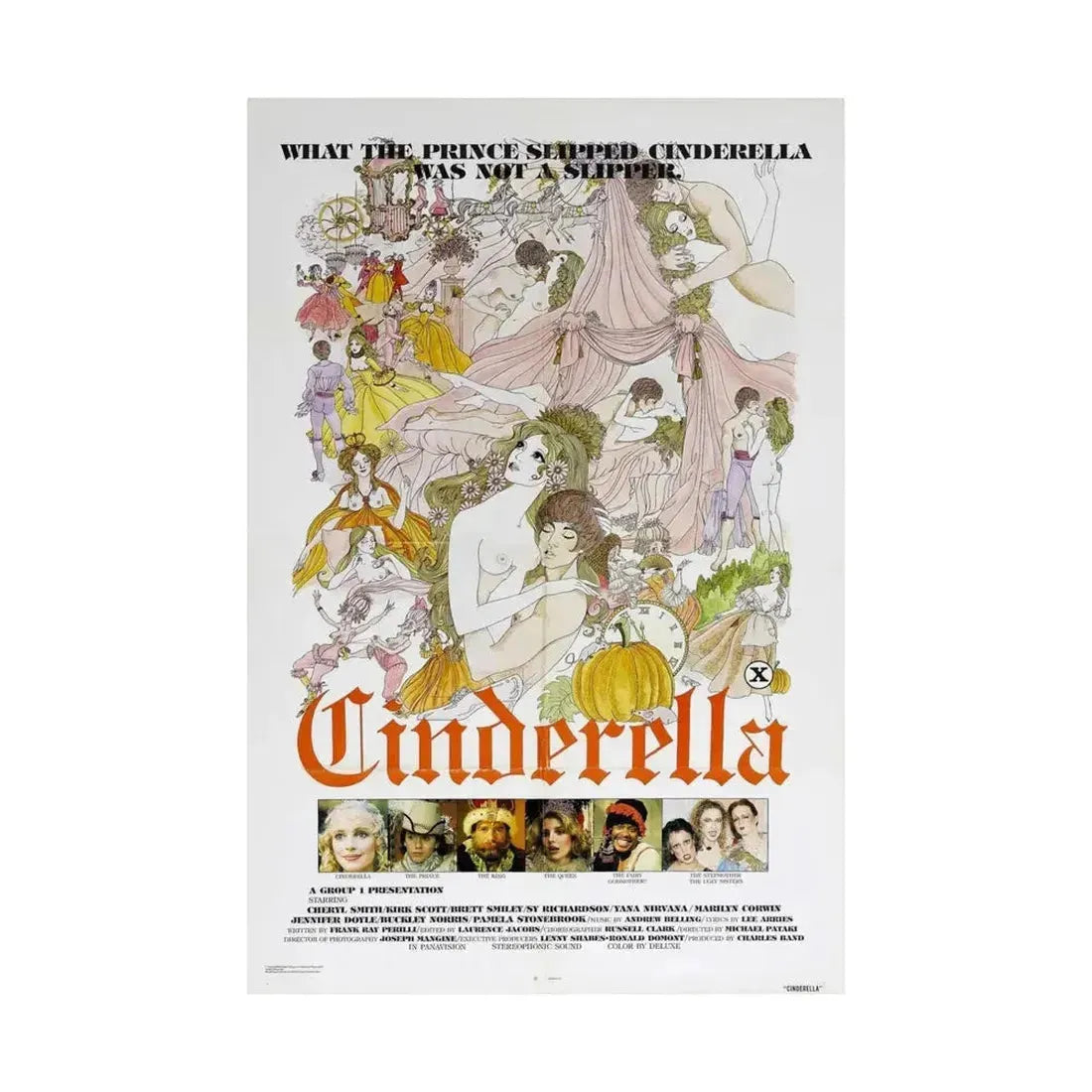 CINDERELLA 1977 - Paper Movie Poster - The Sticker Space