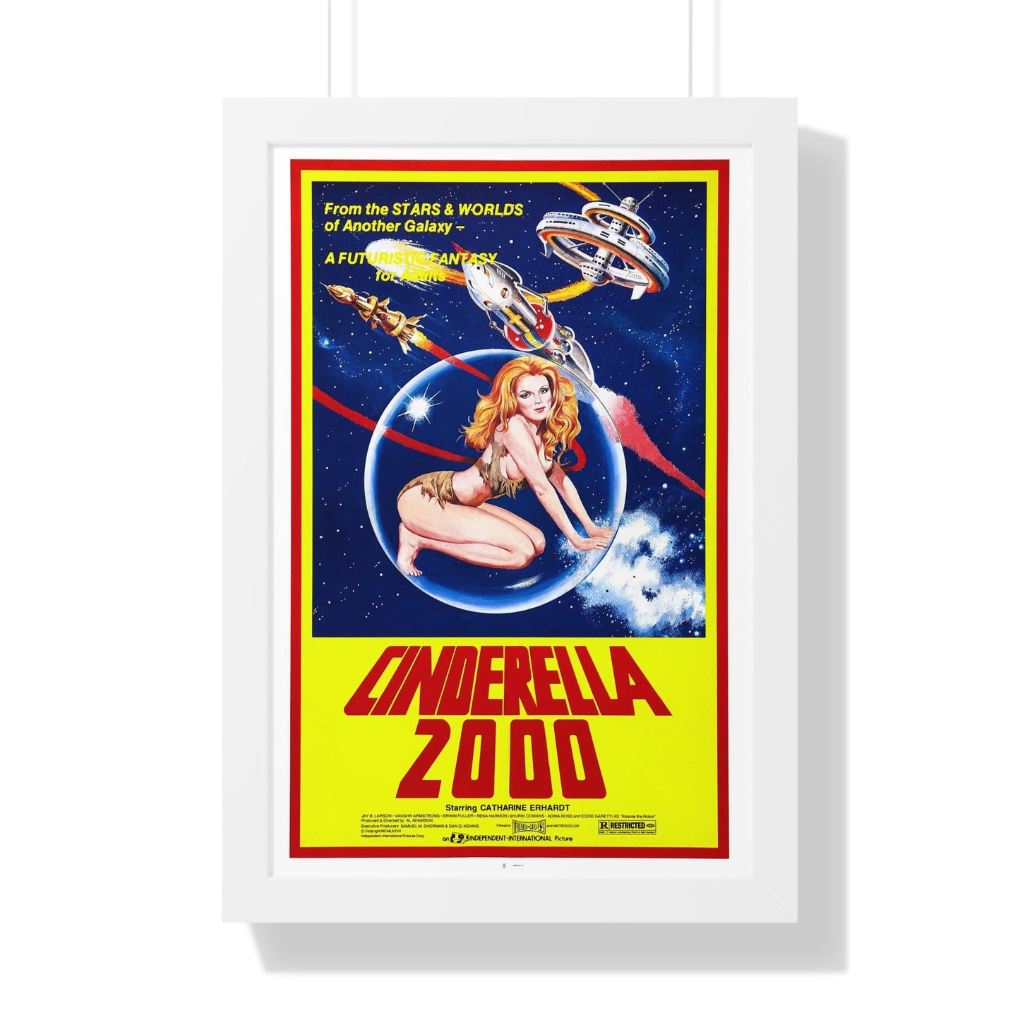 CINDERELLA 2000 1977 - Framed Movie Poster-16″ x 24″-The Sticker Space