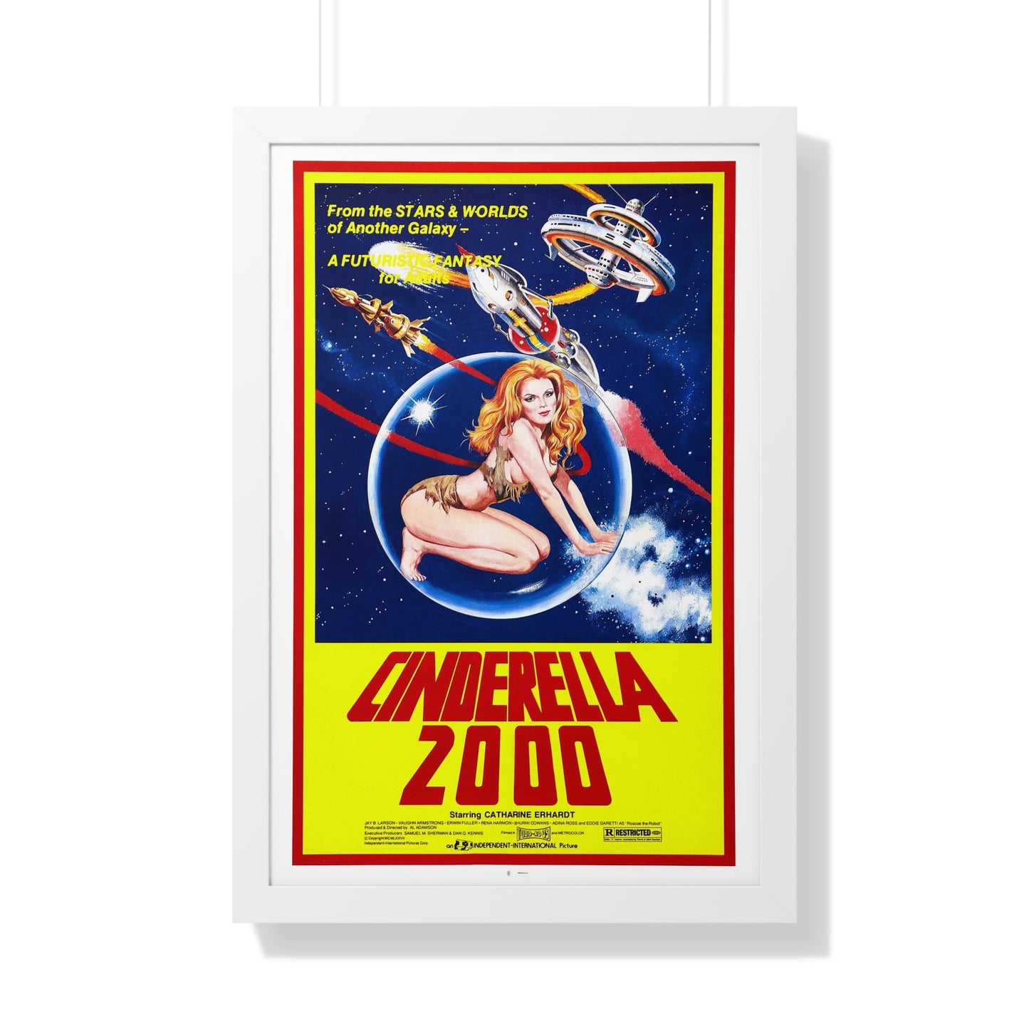 CINDERELLA 2000 1977 - Framed Movie Poster-20" x 30"-The Sticker Space