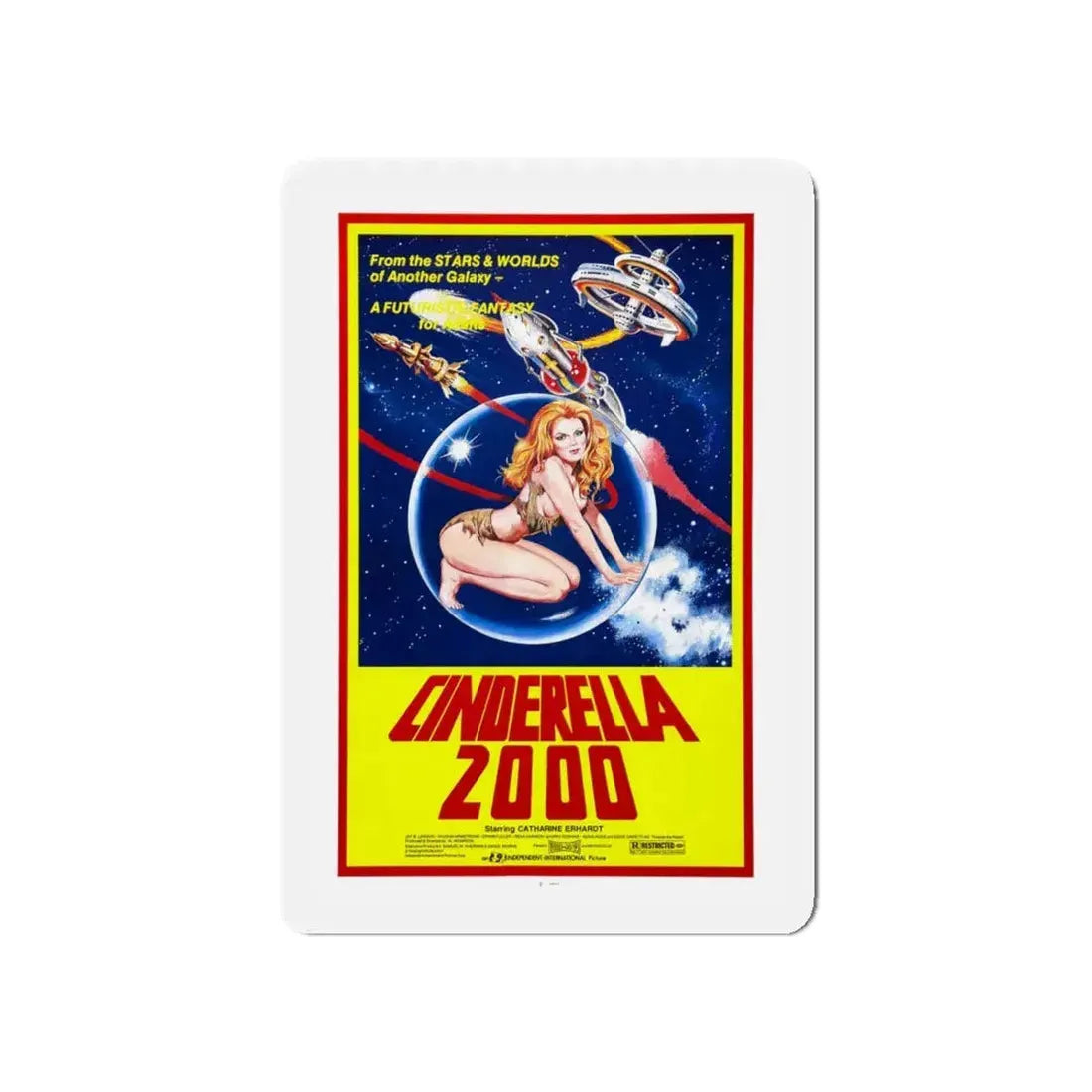 CINDERELLA 2000 1977 Movie Poster - Refrigerator Magnet 5 Inch - The Sticker Space