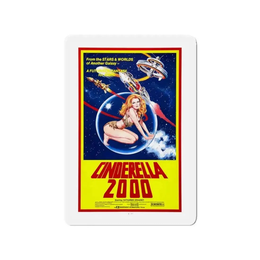 CINDERELLA 2000 1977 Movie Poster - Refrigerator Magnet - The Sticker Space