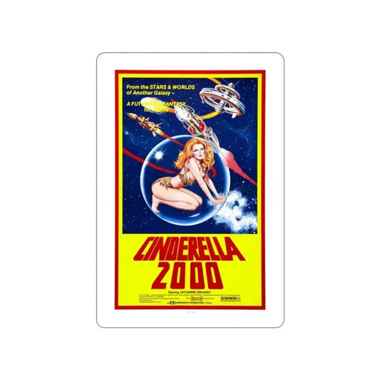 CINDERELLA 2000 1977 Movie Poster STICKER Vinyl Die-Cut Decal 2 Inch - The Sticker Space