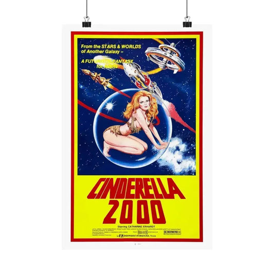 CINDERELLA 2000 1977 - Paper Movie Poster 12″ x 18″ Matte - The Sticker Space