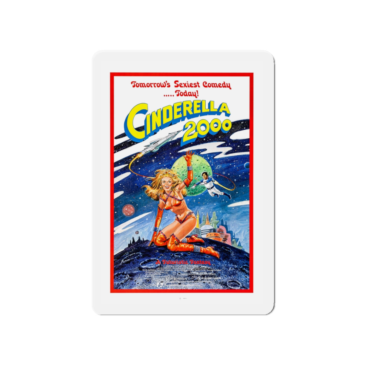 CINDERELLA 2000 (2) 1977 Movie Poster - Die-Cut Magnet-4" x 4"-The Sticker Space