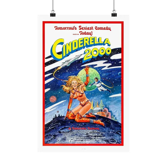 CINDERELLA 2000 (2) 1977 - Paper Movie Poster 12″ x 18″ Matte - The Sticker Space