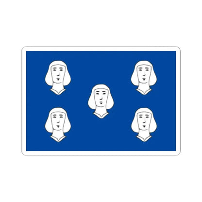 Cineyvlag (Belgium) STICKER Vinyl Kiss-Cut Decal 2 Inch White - The Sticker Space