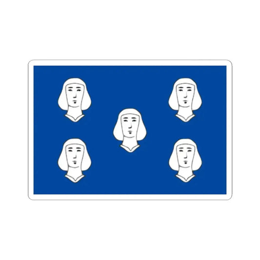 Cineyvlag (Belgium) STICKER Vinyl Kiss-Cut Decal 2 Inch White - The Sticker Space