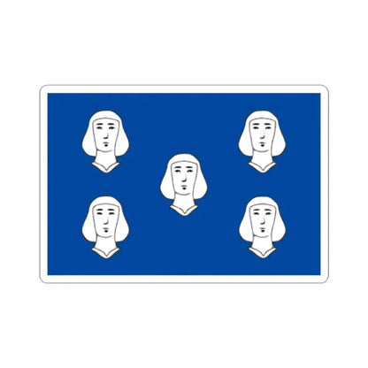 Cineyvlag (Belgium) STICKER Vinyl Kiss-Cut Decal 3 Inch White - The Sticker Space