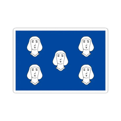 Cineyvlag (Belgium) STICKER Vinyl Kiss-Cut Decal 4 Inch White - The Sticker Space