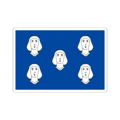 Cineyvlag (Belgium) STICKER Vinyl Kiss-Cut Decal 6 Inch White - The Sticker Space