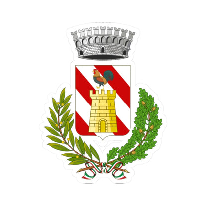 Cipressa-Stemma (Italy) (Coat of Arms) STICKER Vinyl Kiss-Cut Decal 2 Inch White - The Sticker Space