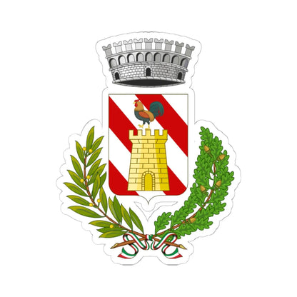 Cipressa-Stemma (Italy) (Coat of Arms) STICKER Vinyl Kiss-Cut Decal 6 Inch White - The Sticker Space