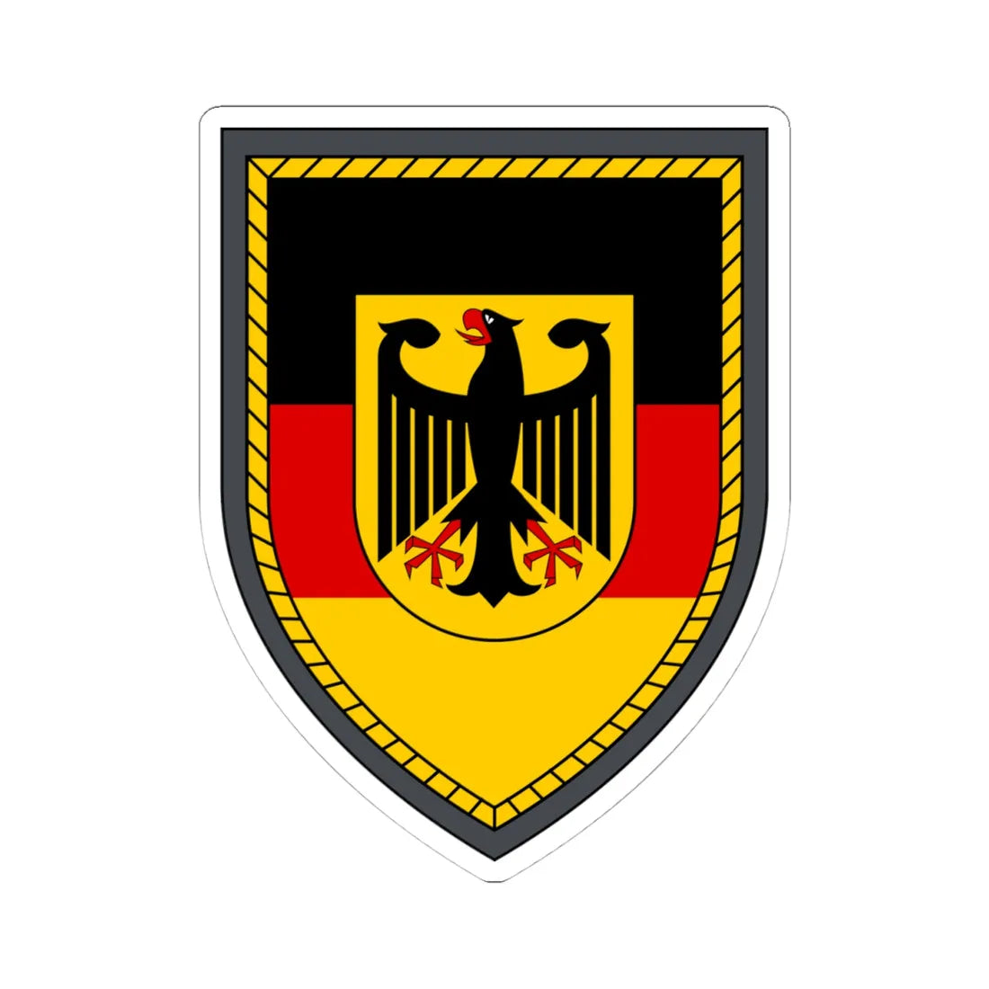 CIR Bw (Germany) (Coat of Arms) STICKER Vinyl Kiss-Cut Decal 4 Inch White - The Sticker Space
