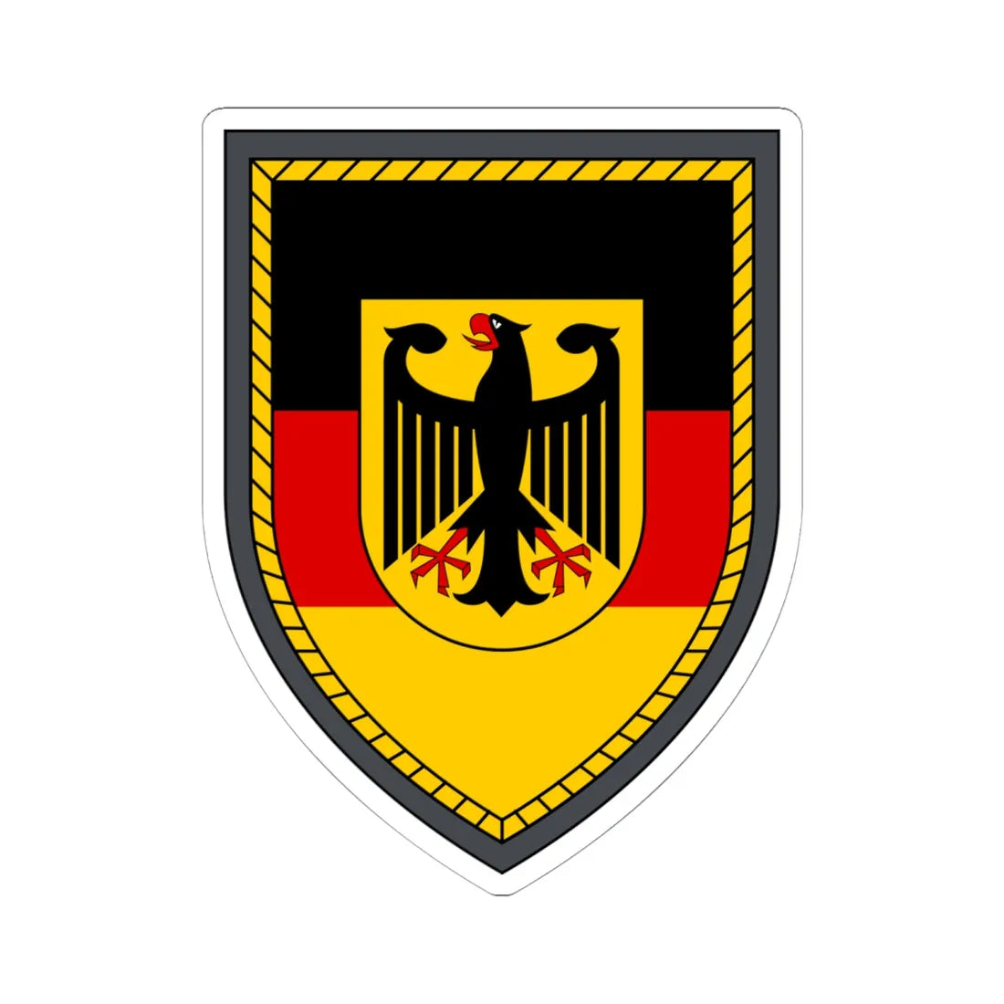 CIR Bw (Germany) (Coat of Arms) STICKER Vinyl Kiss-Cut Decal 6 Inch White - The Sticker Space