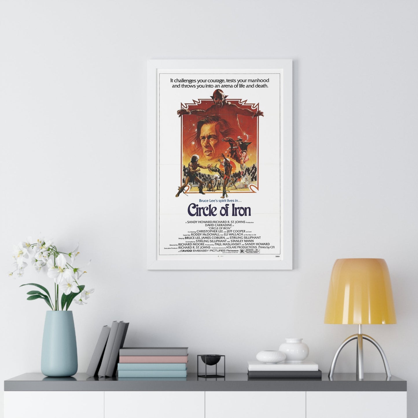 CIRCLE OF IRON 1978 - Framed Movie Poster-The Sticker Space