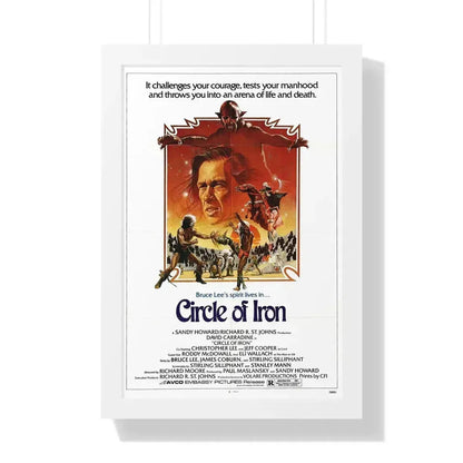 CIRCLE OF IRON 1978 - Framed Movie Poster - The Sticker Space