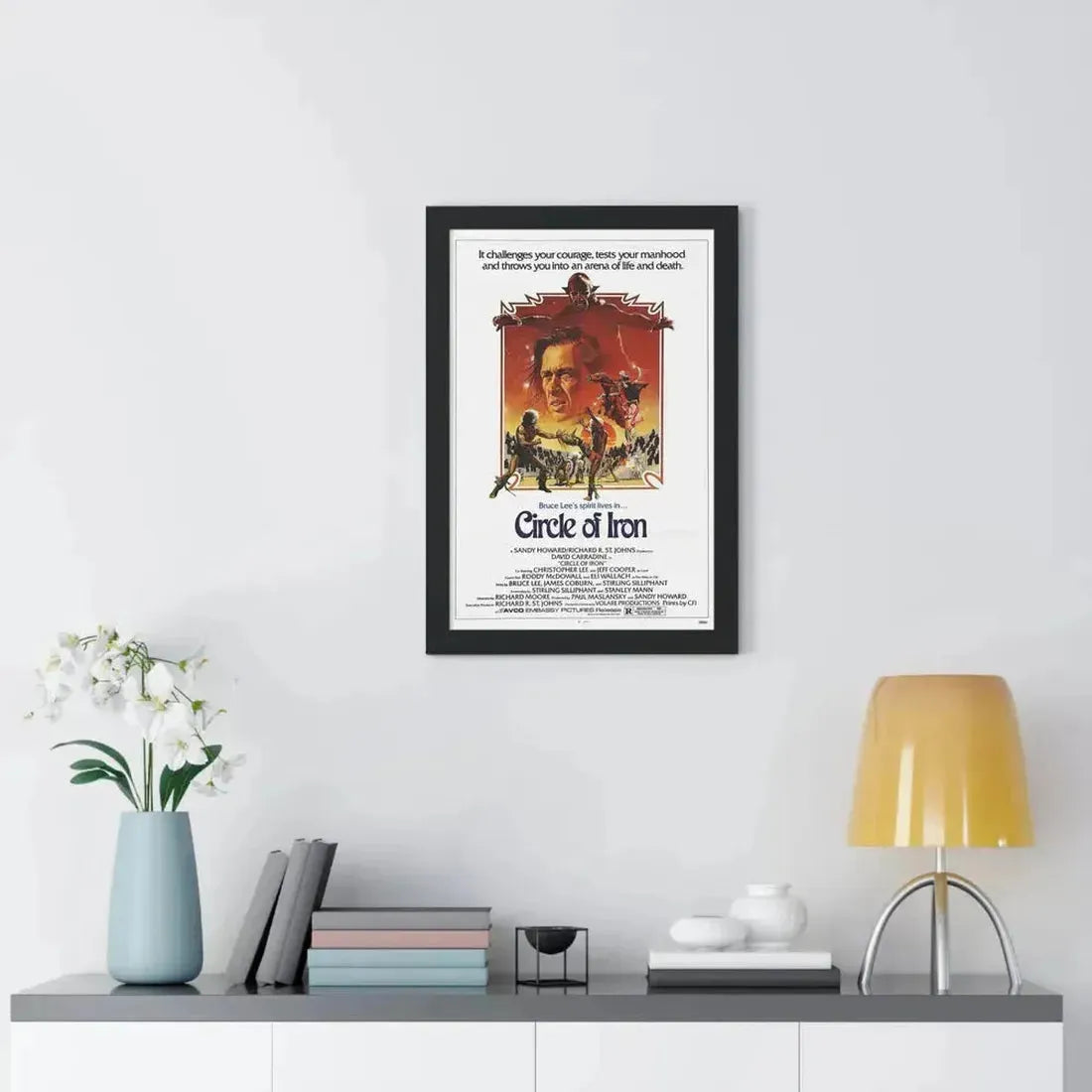 CIRCLE OF IRON 1978 - Framed Movie Poster - The Sticker Space