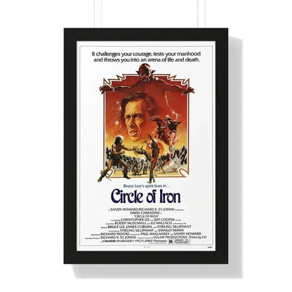 CIRCLE OF IRON 1978 - Framed Movie Poster - The Sticker Space
