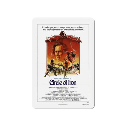 CIRCLE OF IRON 1978 Movie Poster - Refrigerator Magnet 4 Inch - The Sticker Space