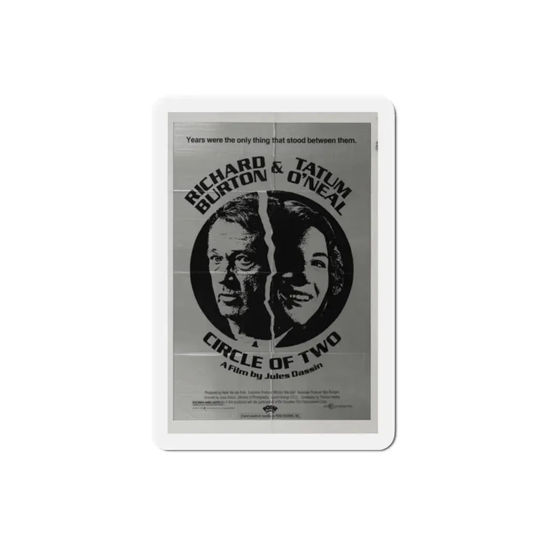 Circle of Two 1981 Movie Poster Refrigerator Magnet 2 Inch - The Sticker Space