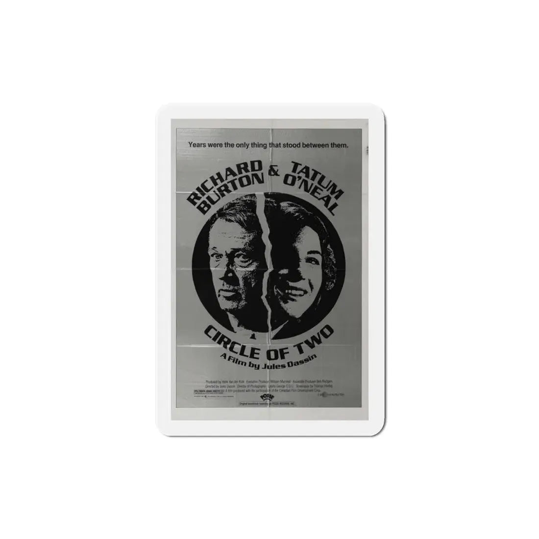 Circle of Two 1981 Movie Poster Refrigerator Magnet 3 Inch - The Sticker Space