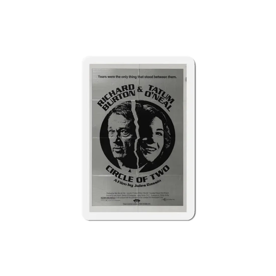 Circle of Two 1981 Movie Poster Refrigerator Magnet 5 Inch - The Sticker Space
