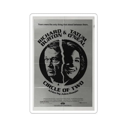 Circle of Two 1981 Movie Poster STICKER Vinyl Die-Cut Decal 3 Inch - The Sticker Space
