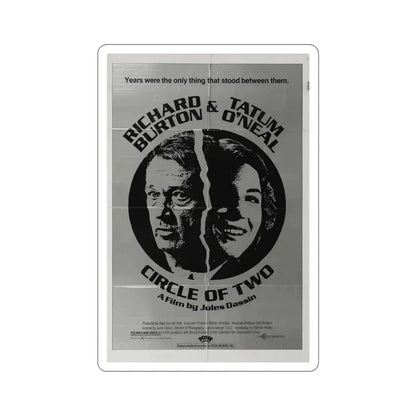 Circle of Two 1981 Movie Poster STICKER Vinyl Die-Cut Decal 4 Inch - The Sticker Space