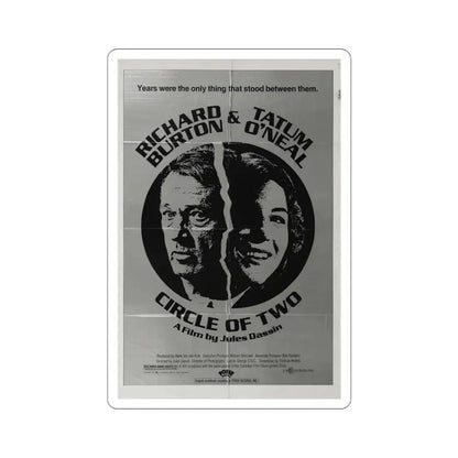 Circle of Two 1981 Movie Poster STICKER Vinyl Die-Cut Decal - The Sticker Space
