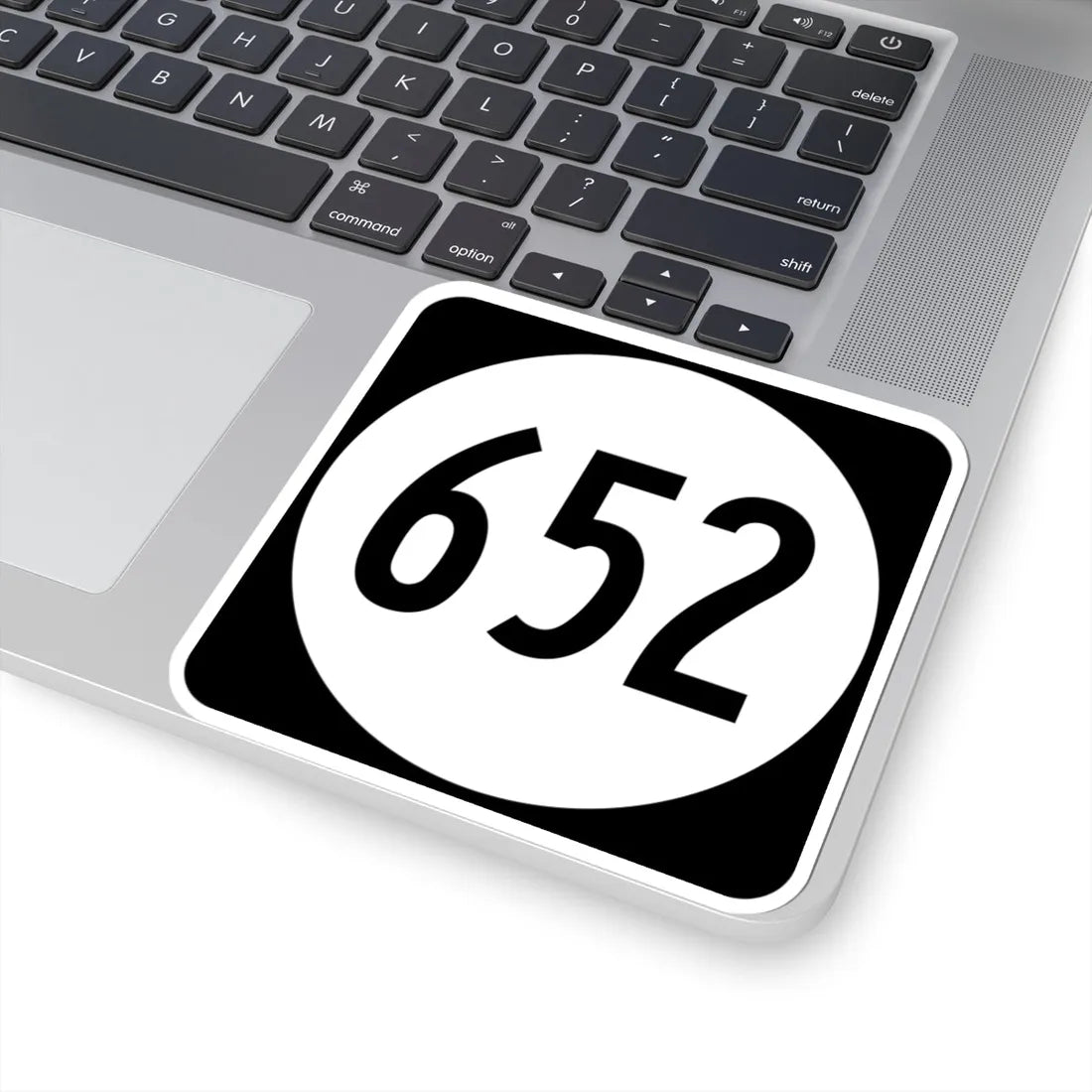 Circle sign 652 Virginia (Virginia) (Road Sign) STICKER Vinyl Kiss-Cut Decal - The Sticker Space