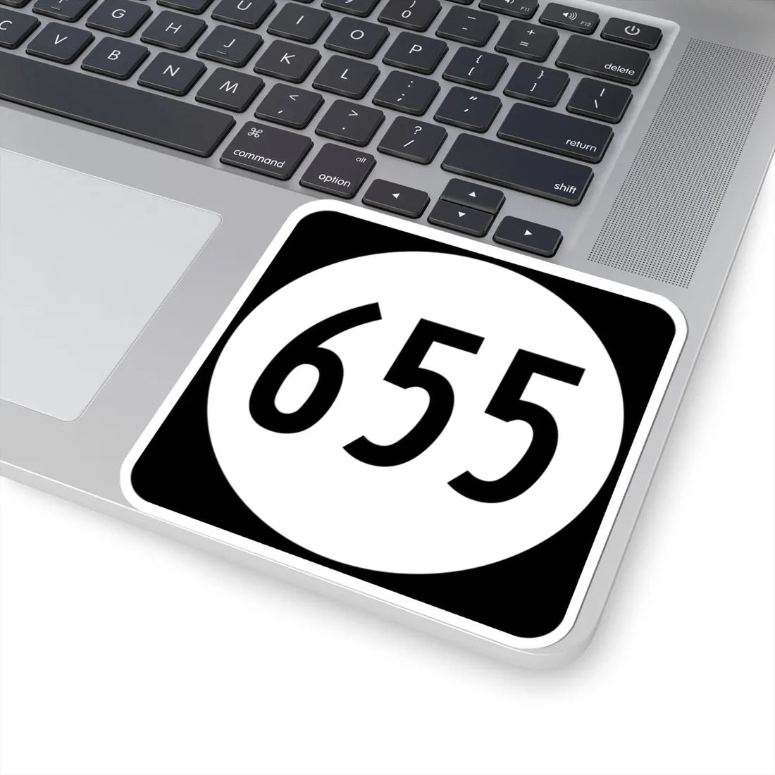 Circle sign 655 Virginia (Virginia) (Road Sign) STICKER Vinyl Kiss-Cut Decal - The Sticker Space