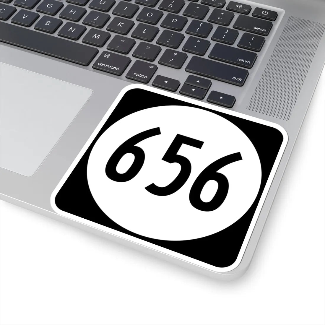 Circle sign 656 Virginia (Virginia) (Road Sign) STICKER Vinyl Kiss-Cut Decal - The Sticker Space