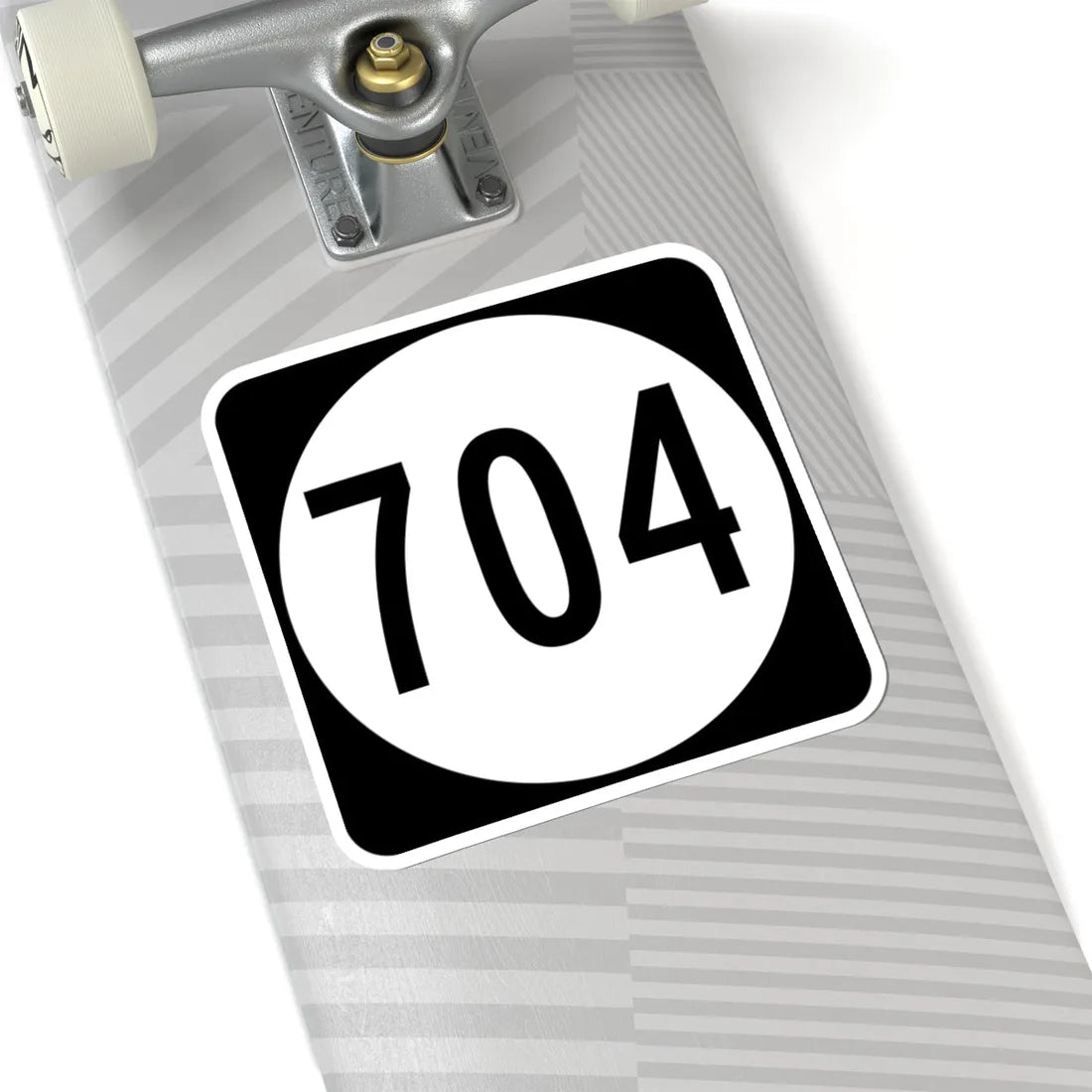 Circle sign 704 Virginia (Virginia) (Road Sign) STICKER Vinyl Kiss-Cut Decal - The Sticker Space