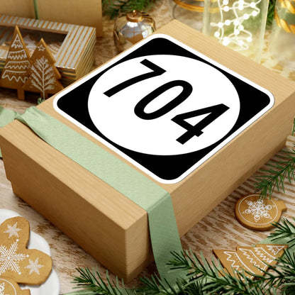 Circle sign 704 Virginia (Virginia) (Road Sign) STICKER Vinyl Kiss-Cut Decal - The Sticker Space