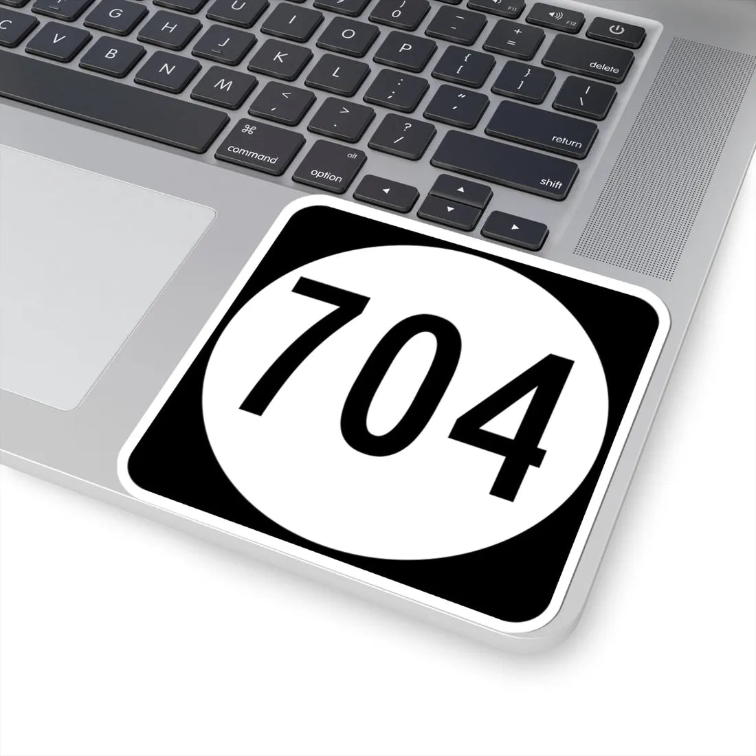 Circle sign 704 Virginia (Virginia) (Road Sign) STICKER Vinyl Kiss-Cut Decal - The Sticker Space