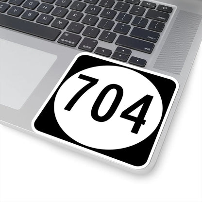 Circle sign 704 Virginia (Virginia) (Road Sign) STICKER Vinyl Kiss-Cut Decal - The Sticker Space