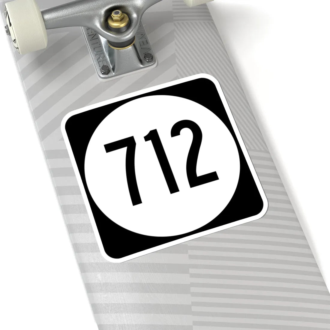 Circle sign 712 Virginia (Virginia) (Road Sign) STICKER Vinyl Kiss-Cut Decal - The Sticker Space